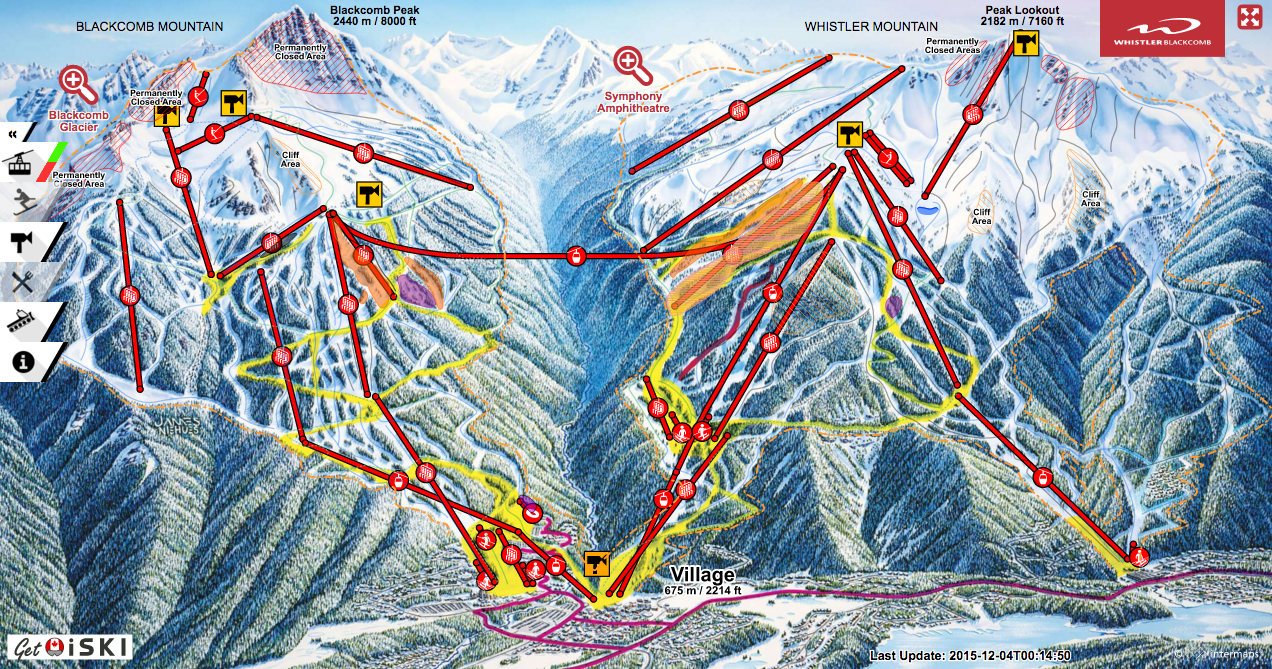 ウィスラーブラッコム(Whistler Blackcomb): カナディアンロッキーの